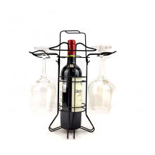 Estante de vino de hierro desmontable de metal One Bottles